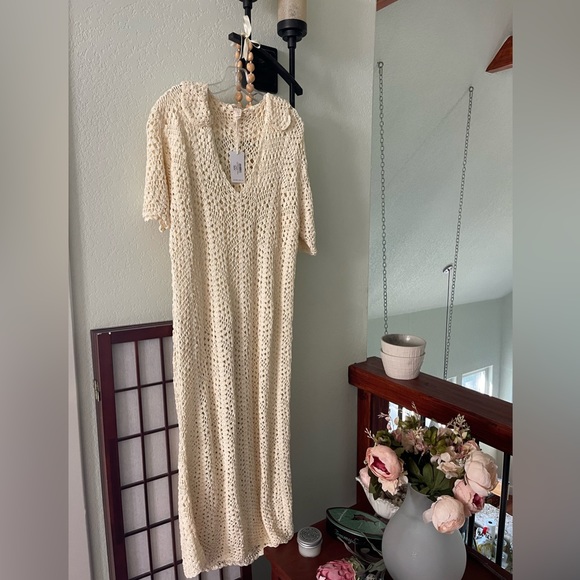 Maurie + Eve LOVE AND STARS DRESS - CREAM, M+E 10 / USA M/ , color natural - Picture 11 of 12